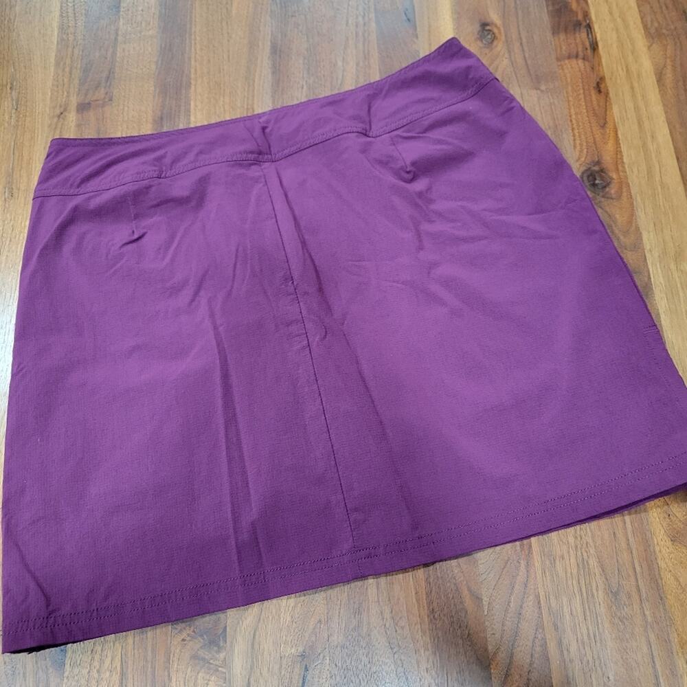 Green Tea Skort Skirt Side Zip Pockets Size XXL - Picture 2 of 10